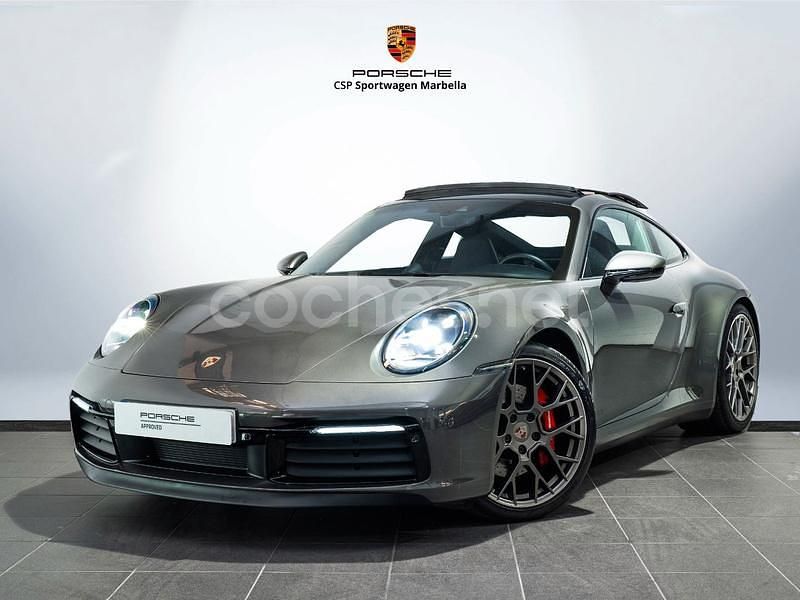 Gris / plata Usado 2019 Porsche 911 Carrera S Coupe | 129.900 € (Precio justo) - Imagen 1/4