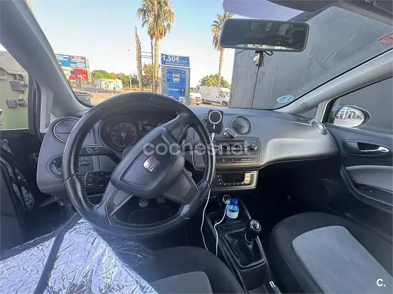 Usado Seat Ibiza FR 105 CV (77 kW) 2013 Negro Berlina