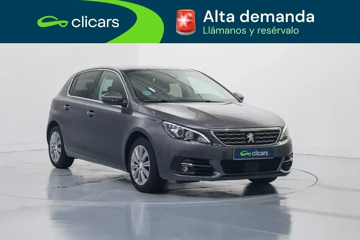 Usado Peugeot 308 Allure 130 CV (95 kW) 2022 Gris Berlina