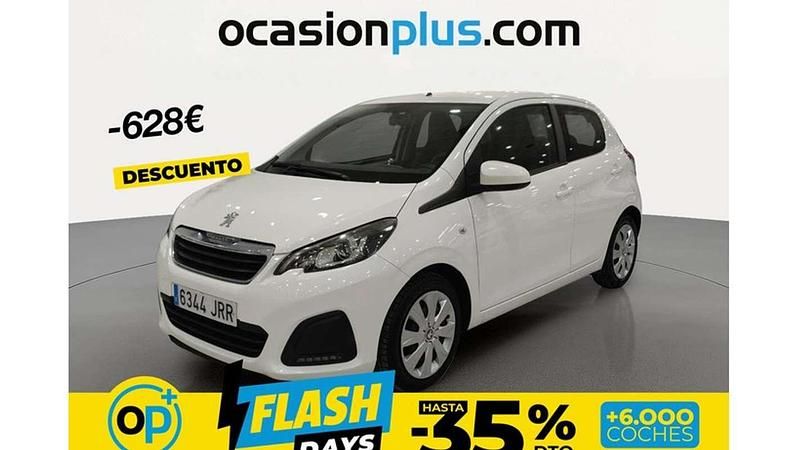 Usado Peugeot 108 Active 82 CV (60 kW) 2016 Blanco Utilitario