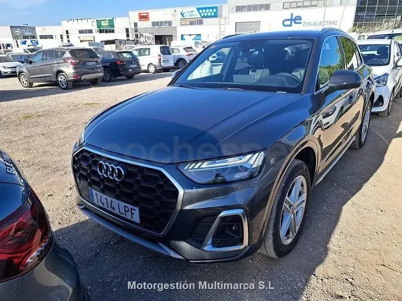 Usado Audi Q5 S-Line 204 CV (150 kW) 2021 Gris / plata SUV
