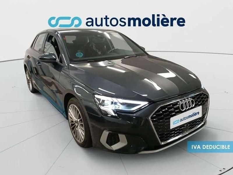 Usado Audi A3 Sportback Advanced 150 CV (110 kW) 2021 Gris Utilitario