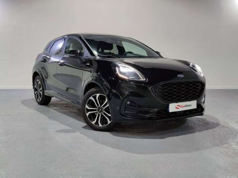 Negro Usado 2021 Ford Puma ST-Line SUV | 17.499 € (Precio justo) - Imagen 1/4