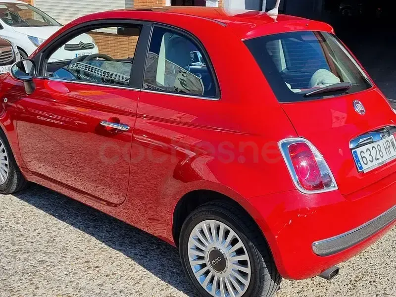Usado Fiat 500 Lounge 69 CV (50 kW) 2013 Rojo Berlina
