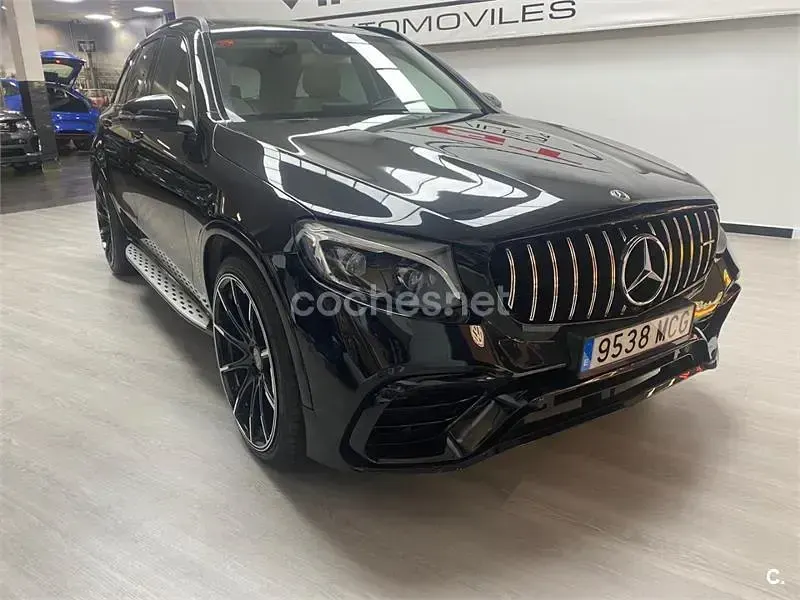 Usado Mercedes GLC250 AMG line 204 CV (150 kW) 2017 Negro SUV