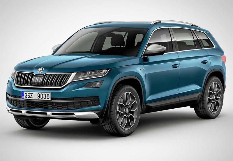 Usado Skoda Kodiaq Scout 4x4 150 CV (110 kW) 2018 Marrón SUV