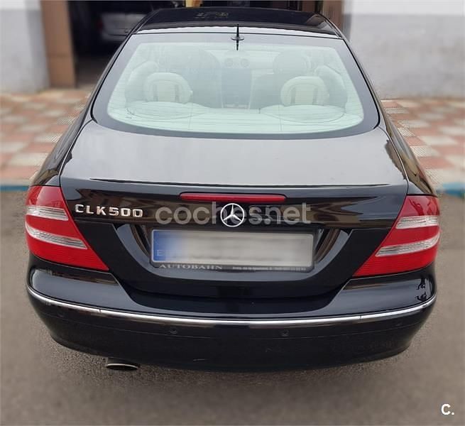 Usado Mercedes CLK500 Elegance 306 CV (225 kW) 2004 Negro Coupe