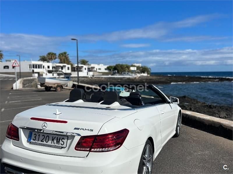 Usado Mercedes E220 Elegance 170 CV (125 kW) 2013 Blanco Descapotable