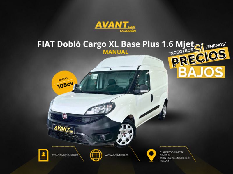 Blanco Usado 2020 Fiat Doblò Monovolumen | 13.900 € (Un poco caro) - Imagen 1/4