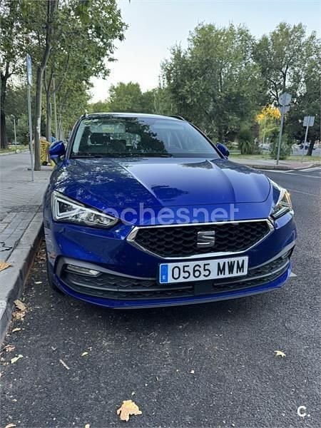 Azul Usado 2021 Seat Leon XCELLENCE Familiar | 13.799 € (Buen precio) - Imagen 1/4