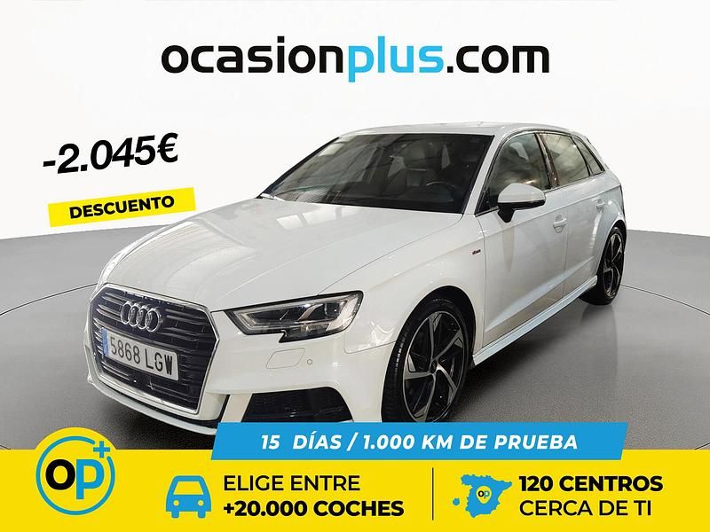 Usado Audi A3 S-Line 150 CV (110 kW) 2020 Blanco Berlina