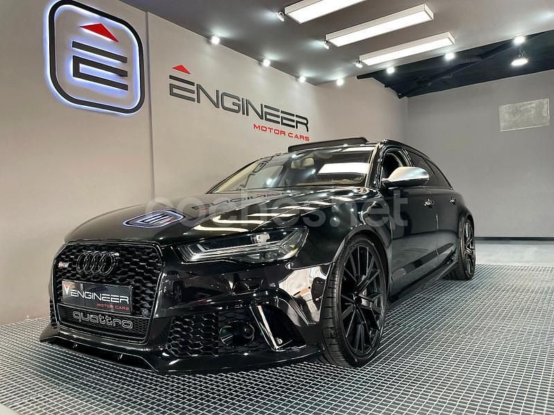 Usado Audi RS6 605 CV (444 kW) 2017 Negro Familiar