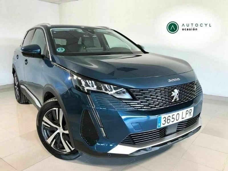 Azul Usado 2021 Peugeot 3008 Allure Monovolumen | 23.900 € - Imagen 1/4