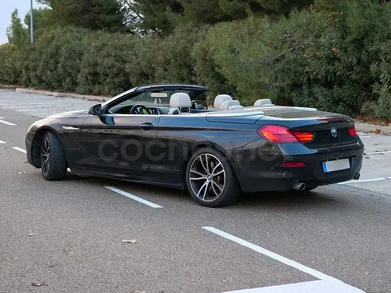 Usado BMW 640 Cabriolet 313 CV (230 kW) 2014 Negro Descapotable