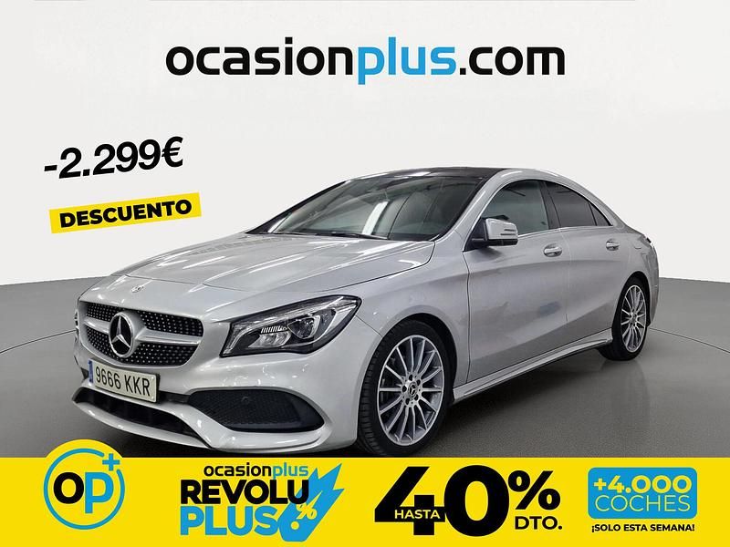 Usado Mercedes CLA180 122 CV (89 kW) 2018 Gris Berlina