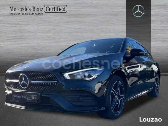 Negro Usado 2023 Mercedes CLA250e Shooting Brake AMG line Familiar | 41.900 € (Caro) - Imagen 1/4