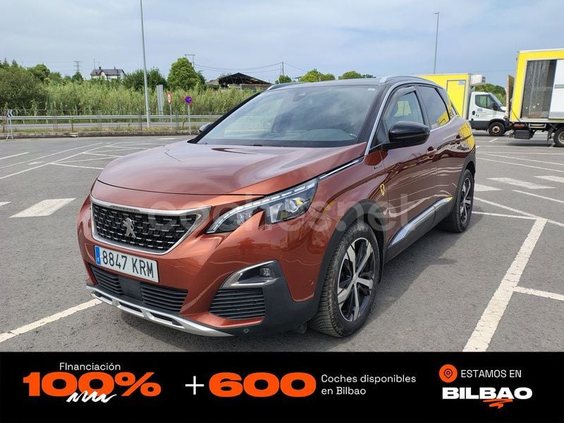 Marrón Usado 2019 Peugeot 3008 GT-line SUV | 17.950 € (Buen precio) - Imagen 1/4