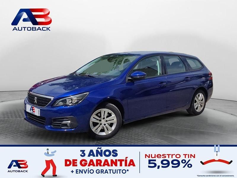Azul Usado 2020 Peugeot 308 Style Familiar | 10.950 € (Precio justo) - Imagen 1/2