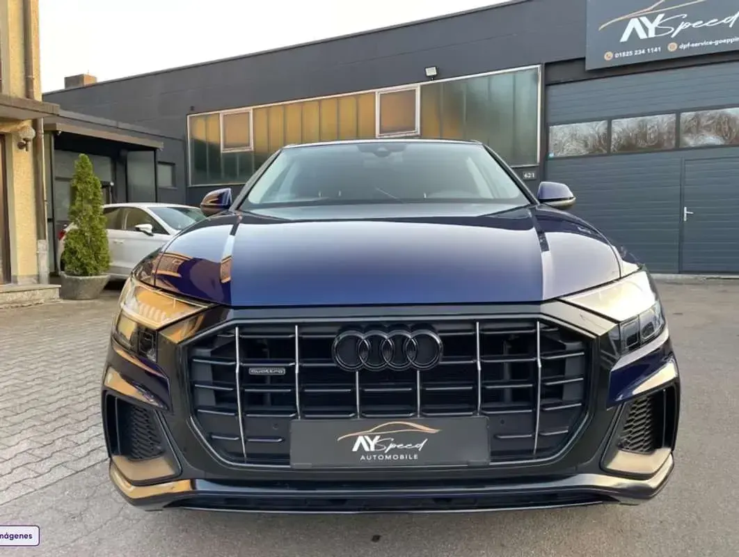 Usado Audi Q8 286 CV (210 kW) 2019 Azul SUV