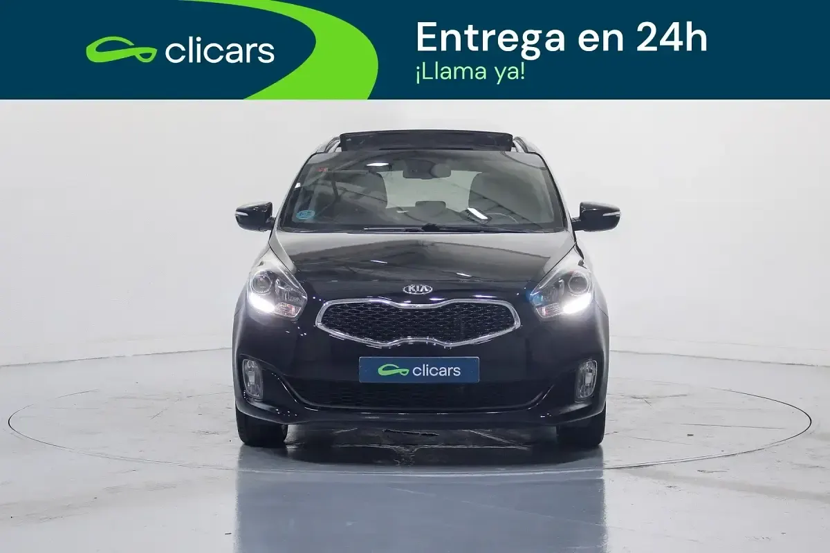 Usado Kia Carens 115 CV (84 kW) 2016 Negro Monovolumen