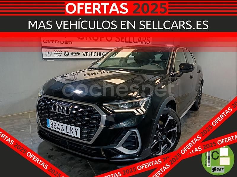 Negro Usado 2020 Audi Q3 Sportback S-Line SUV | 32.990 € (Precio justo) - Imagen 1/4
