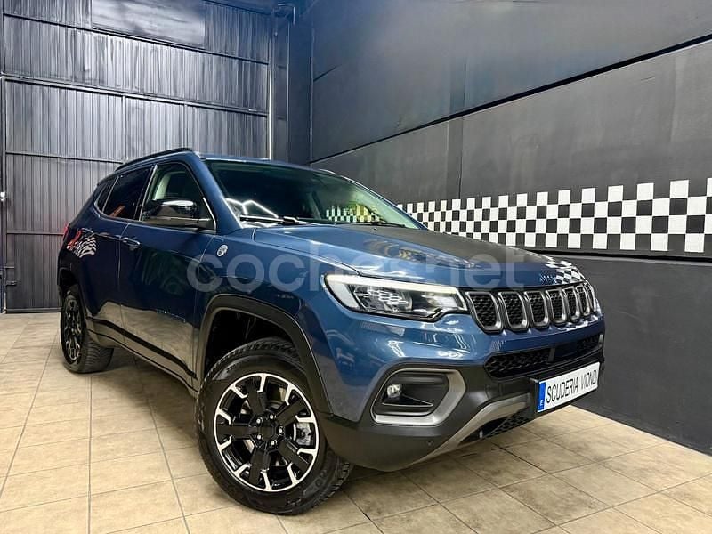 Azul Usado 2023 Jeep Compass Trailhawk SUV | 19.990 € (Super precio) - Imagen 1/4