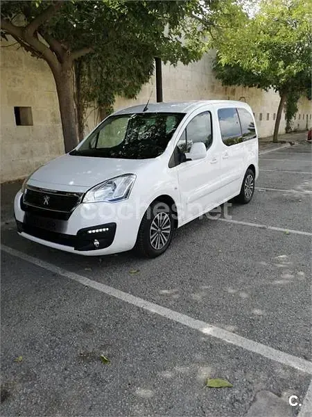 Usado Peugeot Partner Tepee Active 100 CV (73 kW) 2016 Blanco Monovolumen
