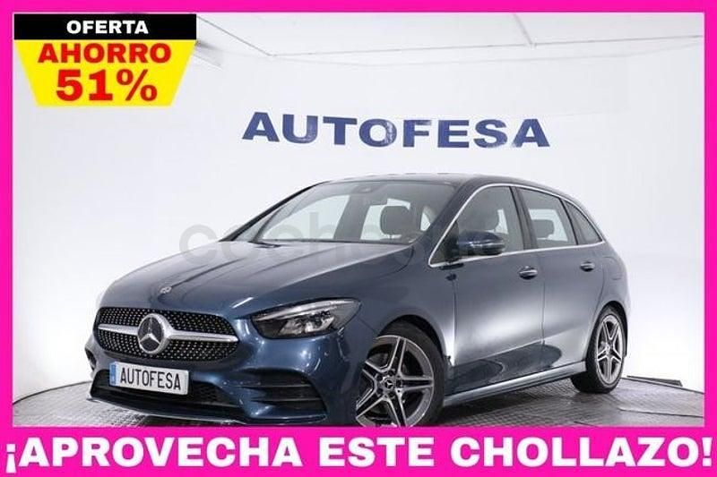 Usado Mercedes B200 AMG line 150 CV (110 kW) 2020 Verde Monovolumen