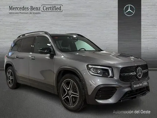 Usado Mercedes GLB200 150 CV (110 kW) 2021 Gris montaña SUV