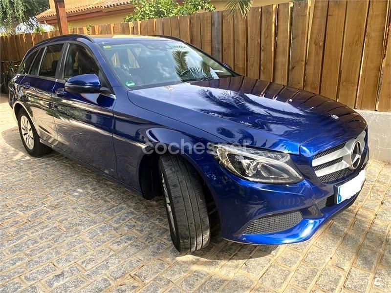Azul Usado 2016 Mercedes C220 Familiar | 13.500 € (Buen precio) - Imagen 1/4