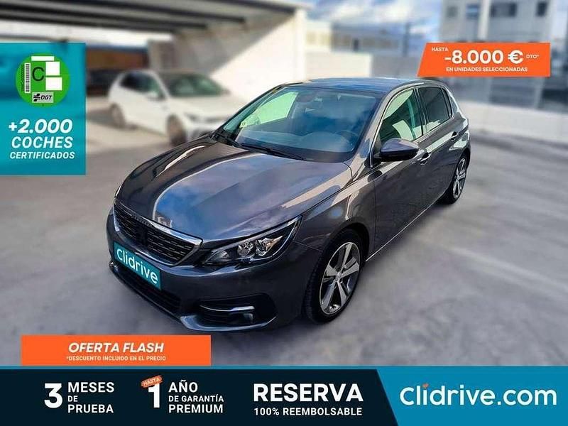 Gris Usado 2020 Peugeot 308 Allure Utilitario | 9490 € (Buen precio) - Imagen 1/3