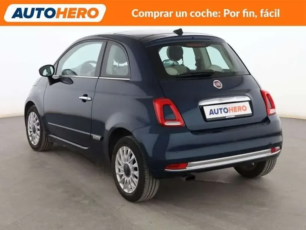 Usado Fiat 500 Lounge 86 CV (63 kW) 2019 Azul Utilitario