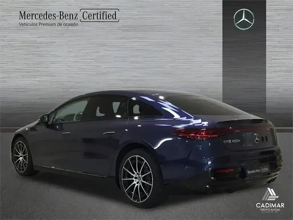Usado Mercedes EQS450+ Edition 264 kW (360 CV) 2024 Azul sodalita Berlina