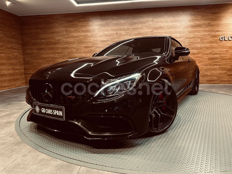 Usado Mercedes C63S AMG 510 CV (375 kW) 2017 Negro Descapotable