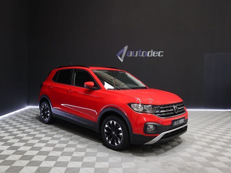 Rojo Usado 2021 VW T-Cross Advance SUV | 18.490 € (Precio justo) - Imagen 1/4