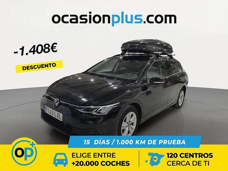 Negro Usado 2021 VW Golf VIII Life Familiar | 15.490 € (Buen precio) - Imagen 1/4