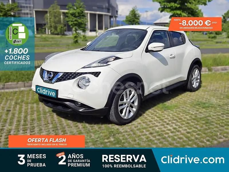 Blanco Usado 2016 Nissan Juke Tekna SUV | 8590 € (Buen precio) - Imagen 1/3