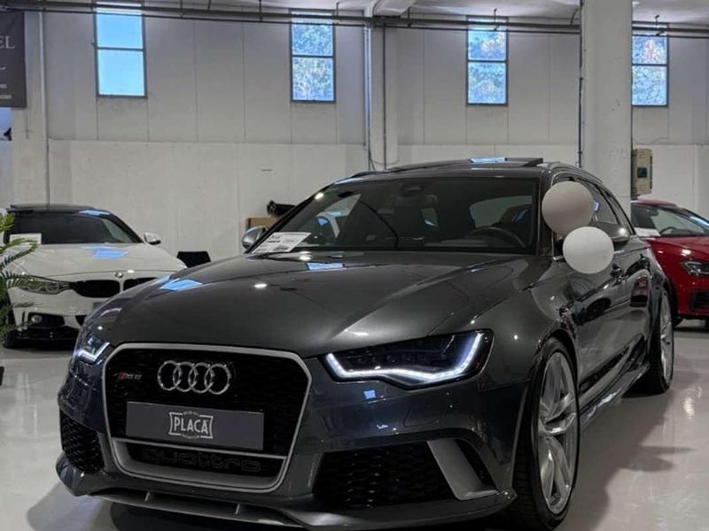 Usado Audi RS6 Comfort 560 CV (411 kW) 2014 Gris Familiar