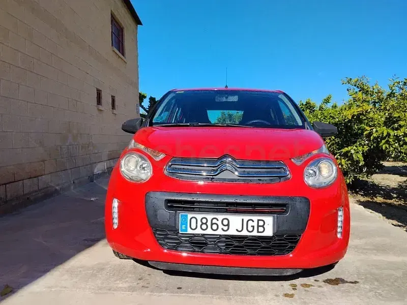 Brugt Citroën C1 Live 69 HK (50 kW) 2015 Rød Hatchback