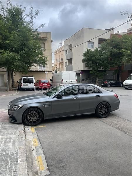 Usado Mercedes C63 AMG 476 CV (350 kW) 2019 Gris / plata Berlina