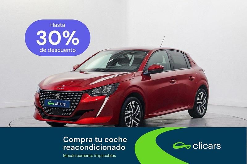 Usado Peugeot 208 Allure 100 CV (73 kW) 2021 Rojo Utilitario