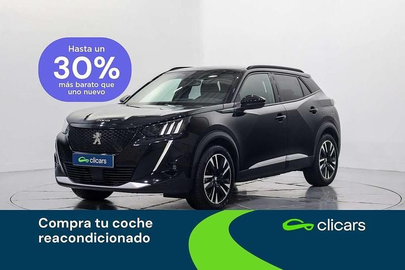 Negro Usado 2022 Peugeot e-2008 GT SUV | 18.590 € (Un poco caro) - Imagen 1/4