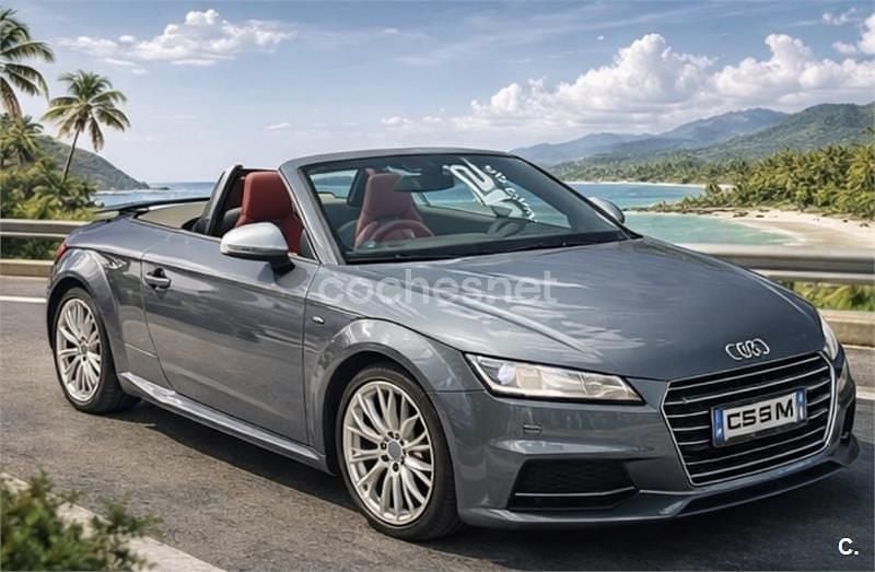 Usado Audi TTS S-Line 310 CV (228 kW) 2017 Gris / plata Coupe