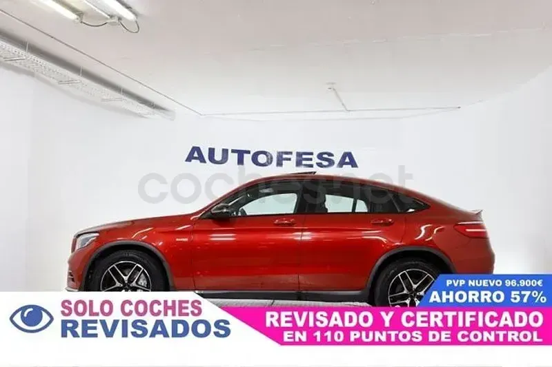 Usado Mercedes GLC43 AMG 367 CV (269 kW) 2019 Rojo Coupe
