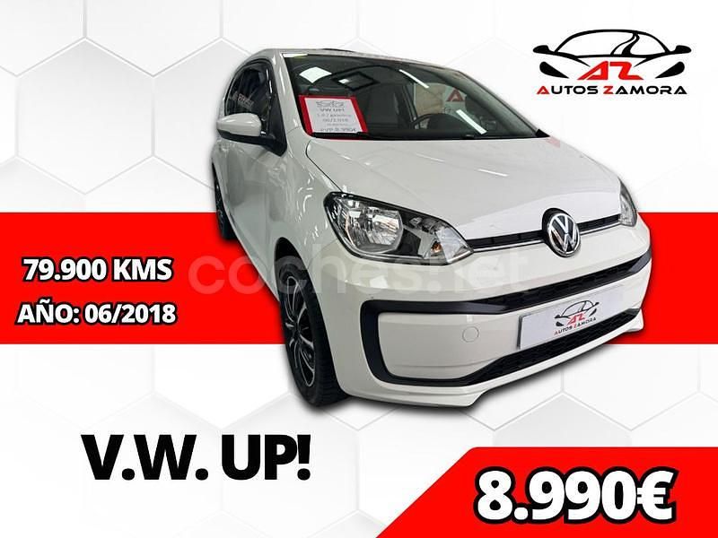 Usado VW up! move up! 60 CV (44 kW) 2018 Blanco Utilitario