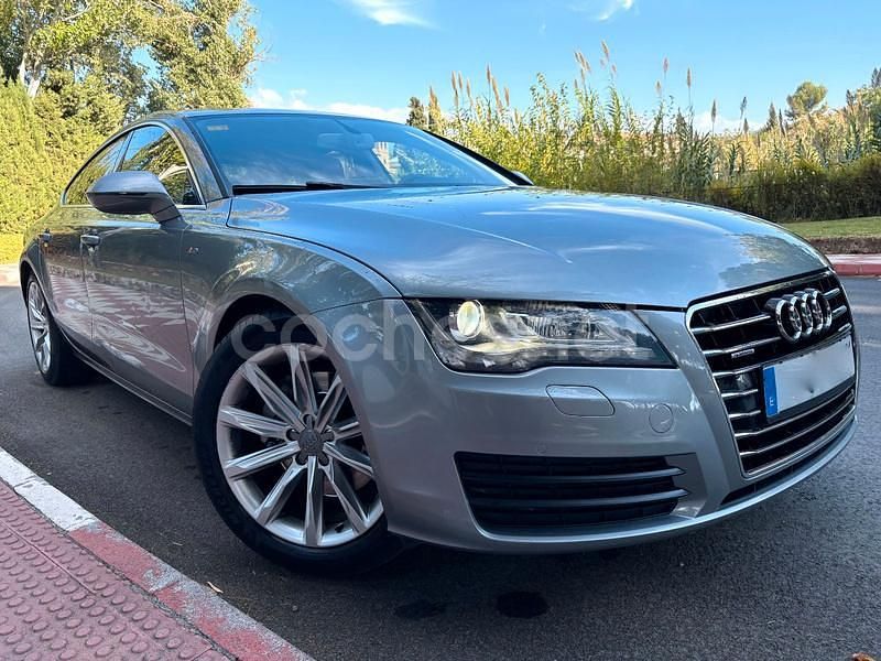 Gris Usado 2013 Audi A7 Sportback Ambiente Utilitario | 14.900 € (Buen precio) - Imagen 1/4