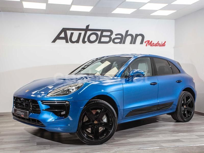 Azul Usado 2019 Porsche Macan Turbo SUV | 59.950 € (Precio justo) - Imagen 1/4