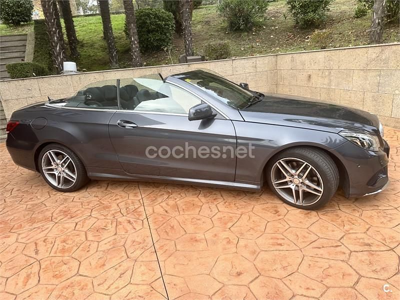 Usado Mercedes E350 252 CV (185 kW) 2015 Gris / plata Descapotable