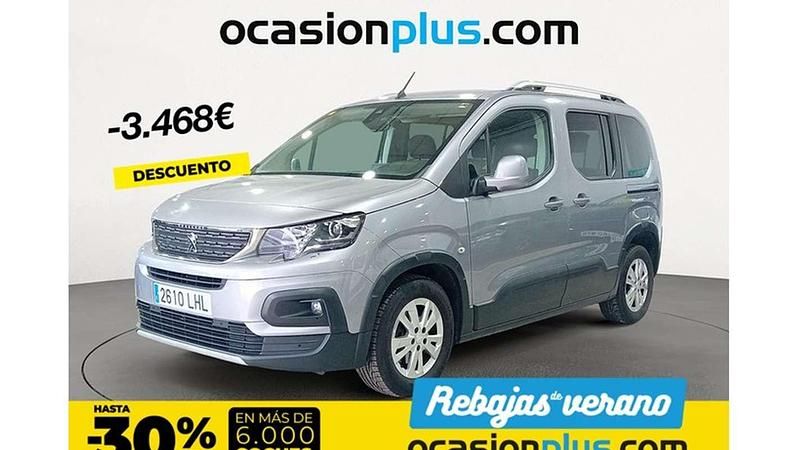 Gris Usado 2020 Peugeot Rifter Allure Monovolumen | 15.182 € (Precio justo) - Imagen 1/4