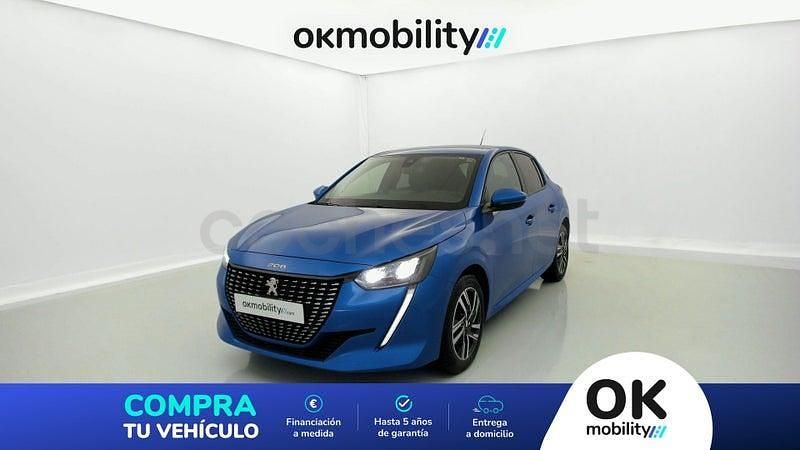 Usado Peugeot 208 Allure 100 CV (73 kW) 2021 Azul Utilitario